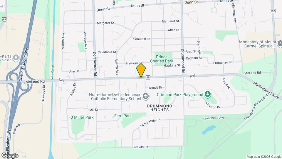 7277 Wilson Cres Map and Location Details