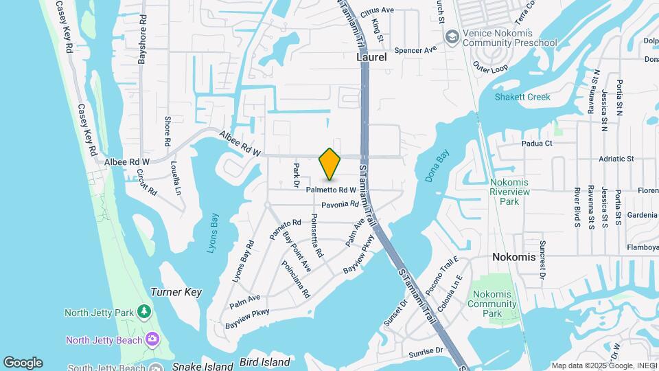 210 Palmetto Rd W Map and Location Details