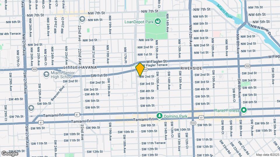 1644 SW 2nd St Mapa y Detalles de la Ubicación