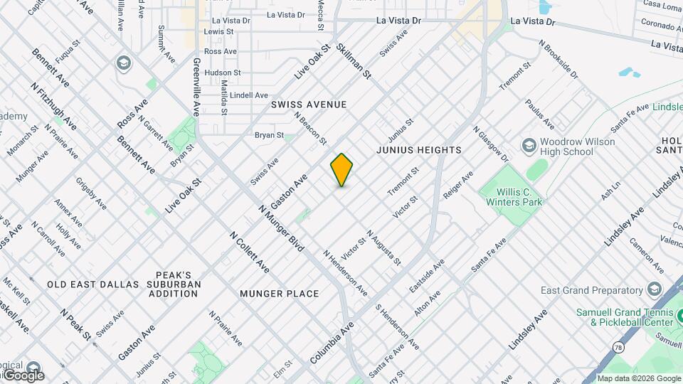 5508 Junius St Map and Location Details