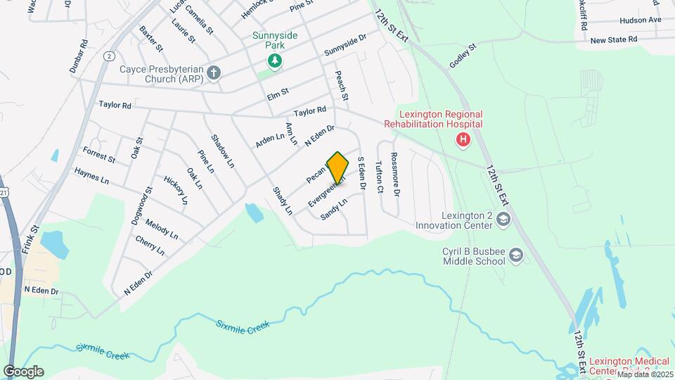 109 Evergreen Ln Mapa y Detalles de la Ubicación