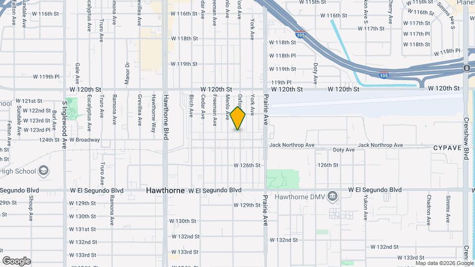 12329 Oxford Ave Map and Location Details