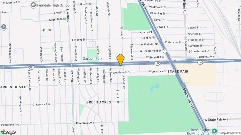 3127 W 8 Mile Rd Mapa y Detalles de la Ubicación