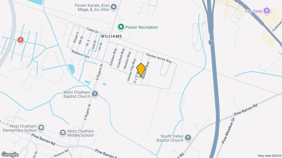 1253 Roberts Way Map and Location Details