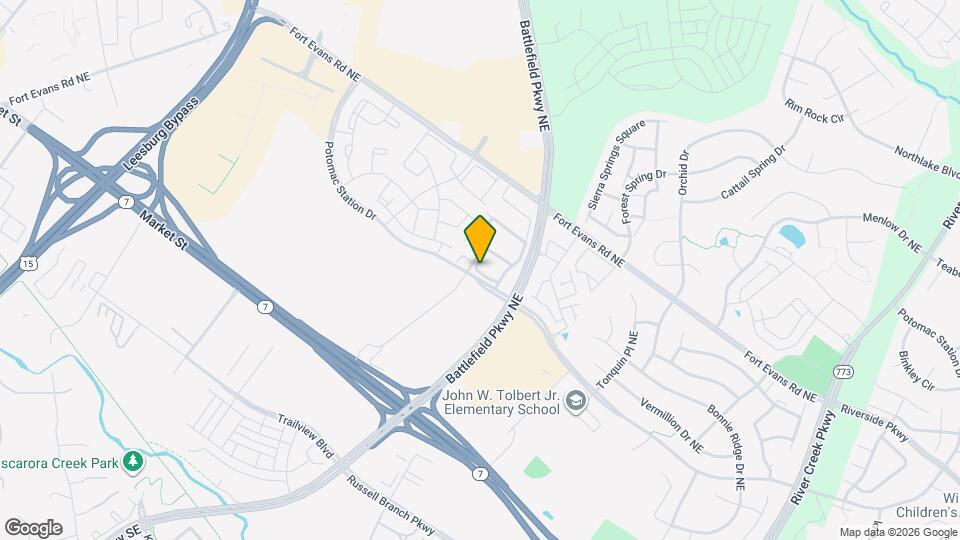 512 Twintree Ter NE Map and Location Details