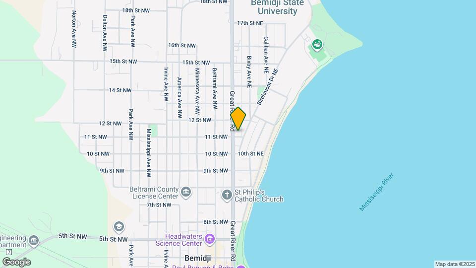 1100 Bemidji Ave N Map and Location Details