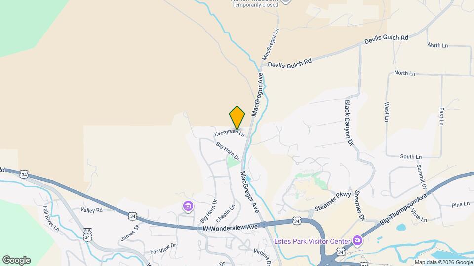 162 Evergreen Ln Map and Location Details