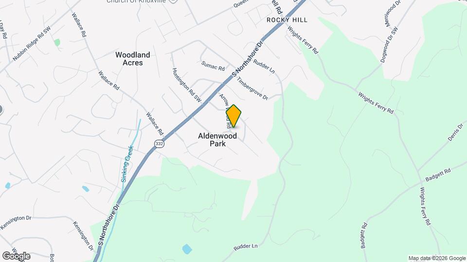 1512 Arrow Wood Rd Map and Location Details