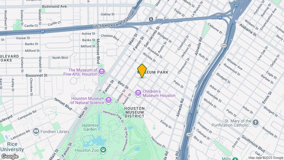 1405 Prospect St Map and Location Details