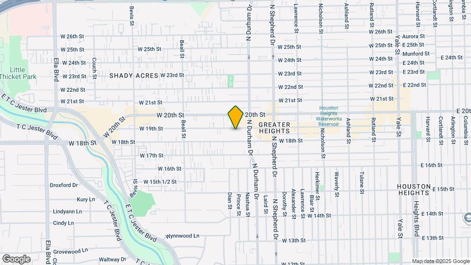 830 W 19th St Map and Location Details