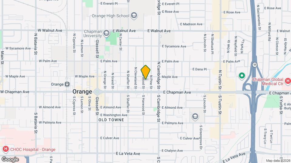 169 N Harwood St Map and Location Details
