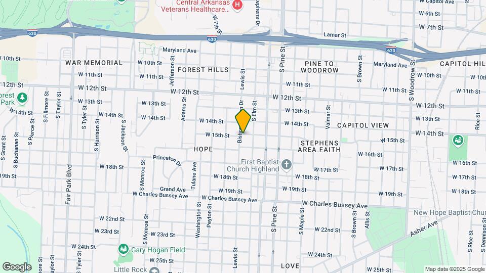 1501 Bishop Warren Dr Map and Location Details