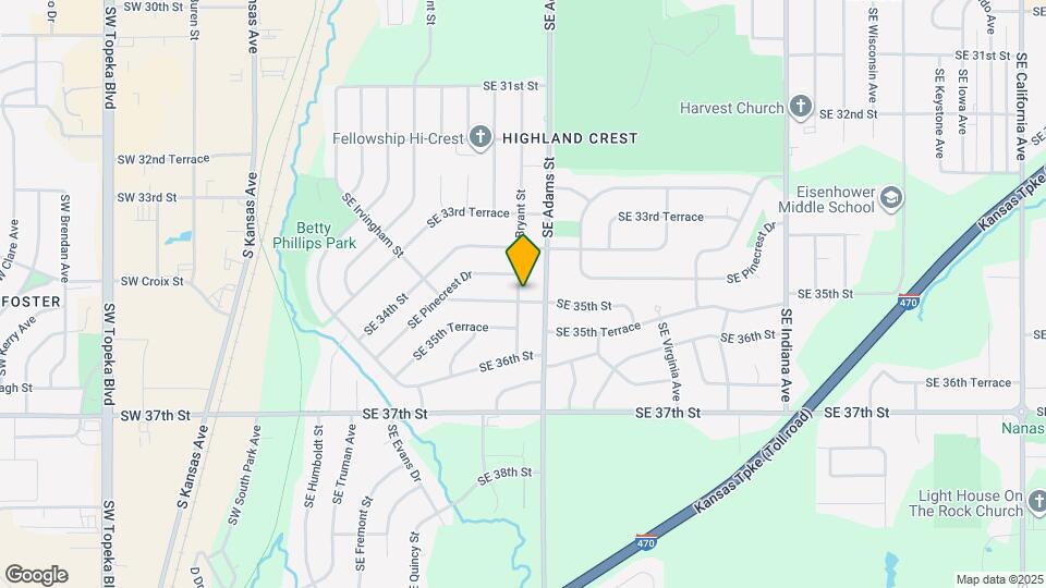 3432 SE Bryant St Map and Location Details