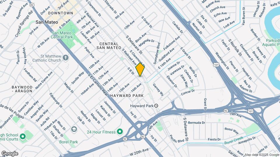 1515 S B St Map and Location Details