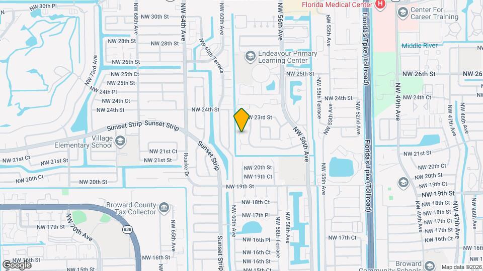 2216 NW 59th Wy Map and Location Details