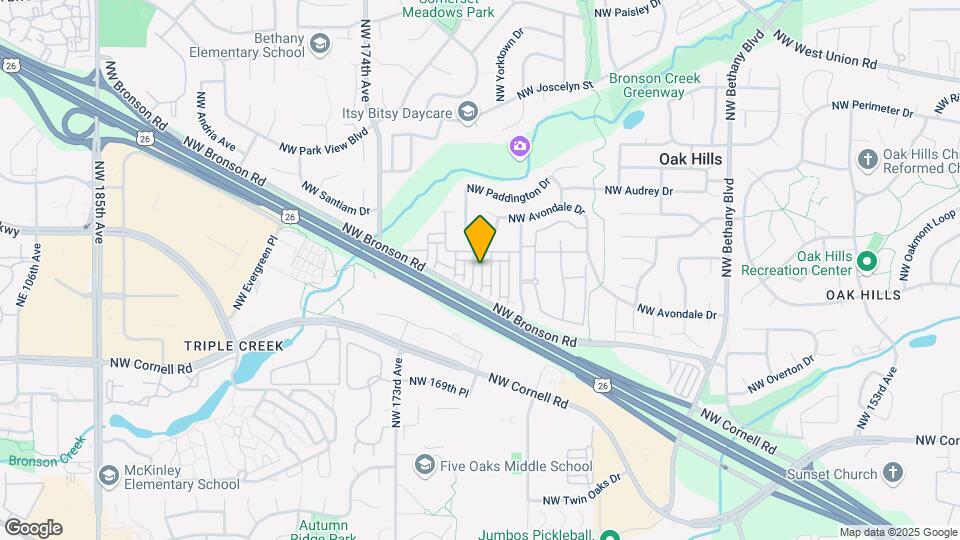 2412 NW Roseburg Terrace Map and Location Details