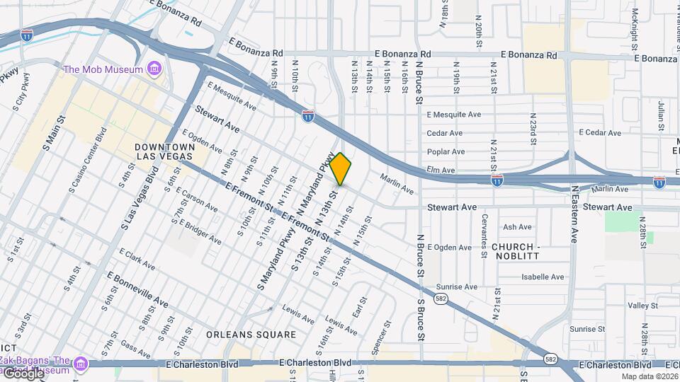 224 N 13th St Map and Location Details