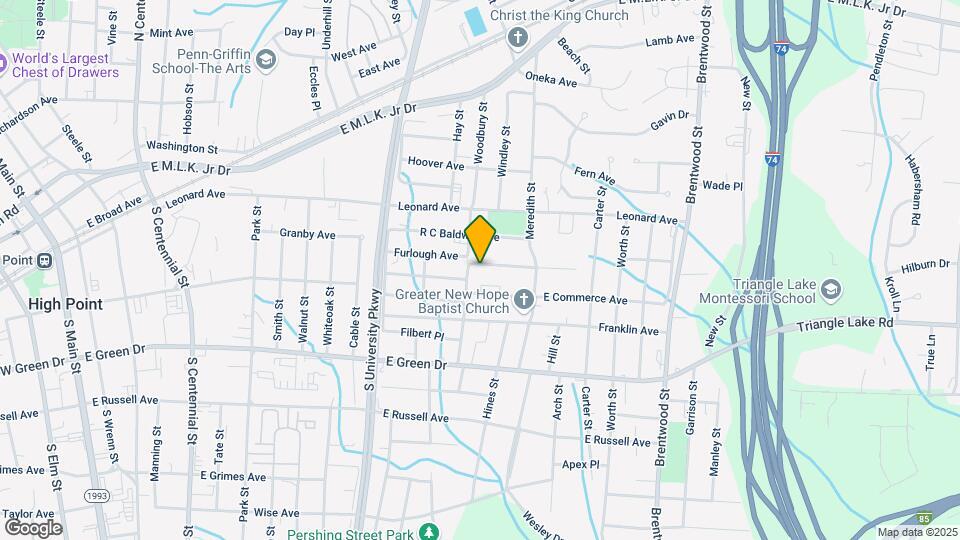 1406 Furlough Ave Map and Location Details