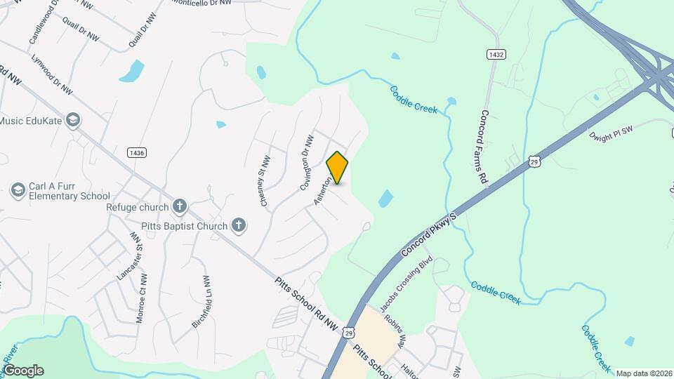 2909 Brooknell Ct NW Mapa y Detalles de la Ubicación