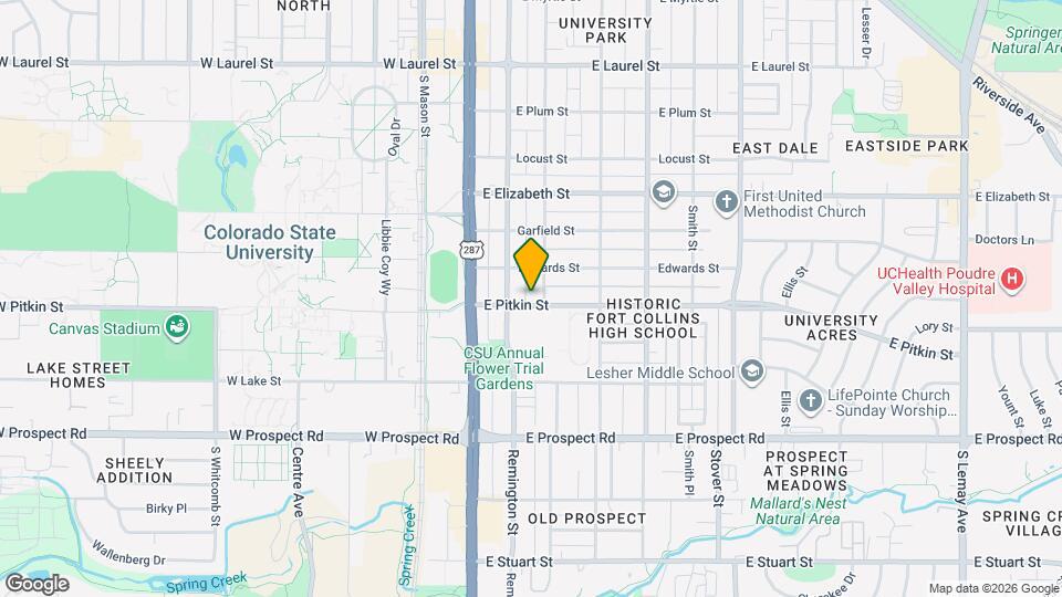 214 E Pitkin St Map and Location Details