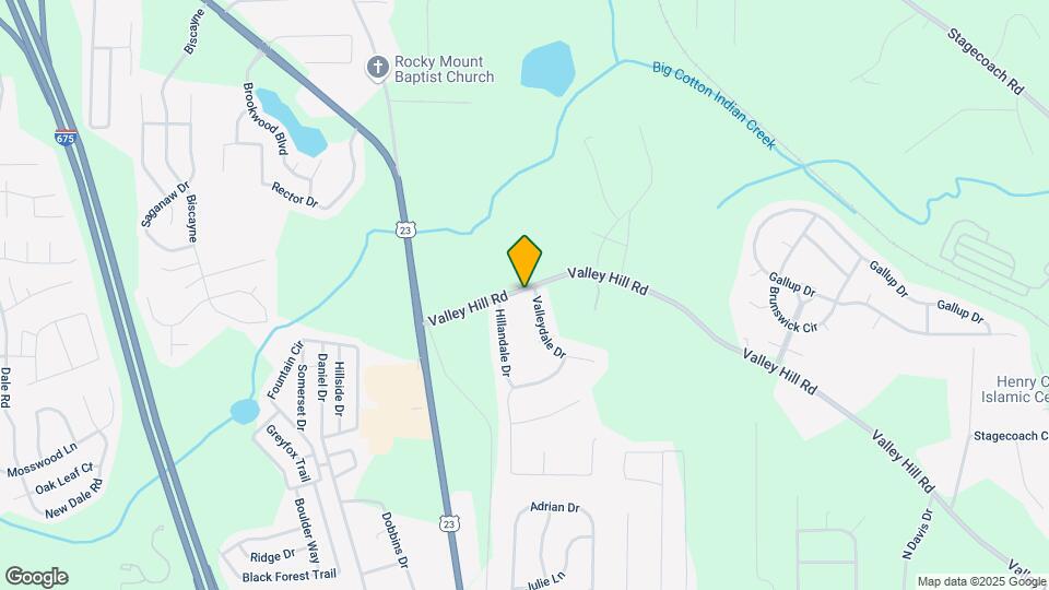 101 Valleydale Dr Map and Location Details