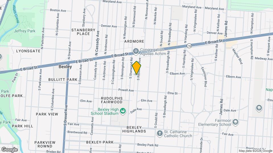 123 S Roosevelt Ave Map and Location Details