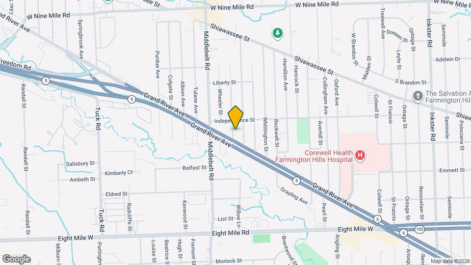 21410 Roosevelt Ave Map and Location Details