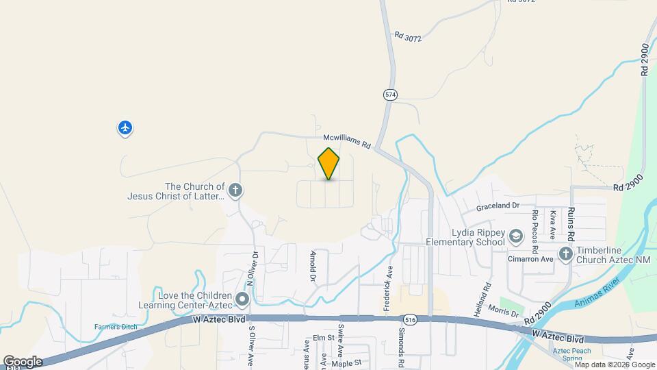 3501 Rhodes Dr Map and Location Details