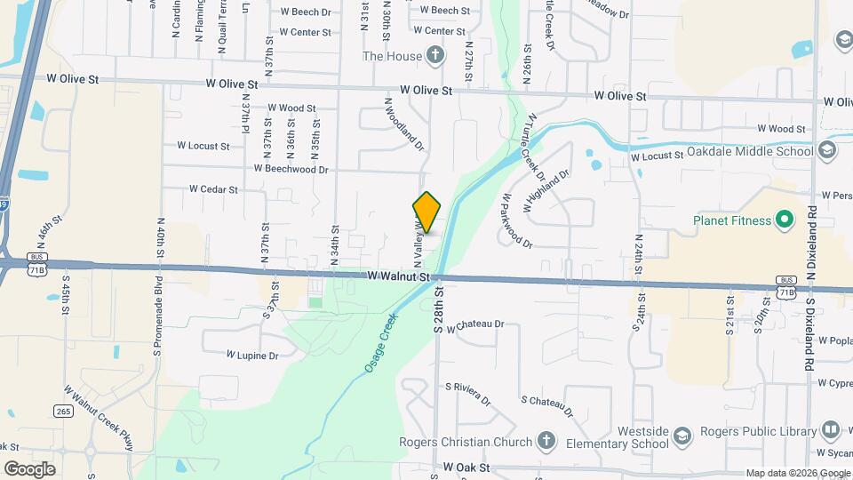 2814 Vly W Ct Map and Location Details