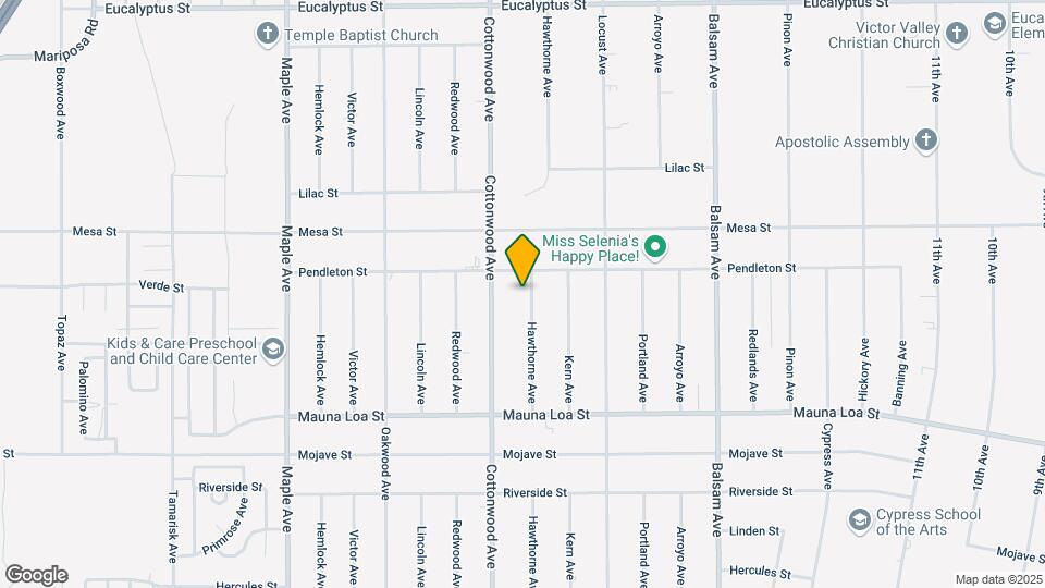 10784 Hawthorne Ave Map and Location Details
