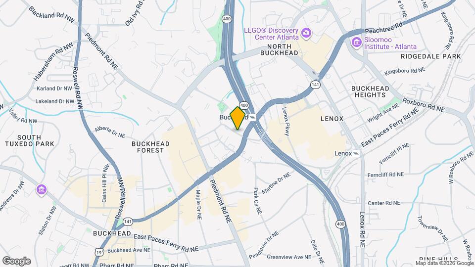 1075 Peachtree Rd Map and Location Details