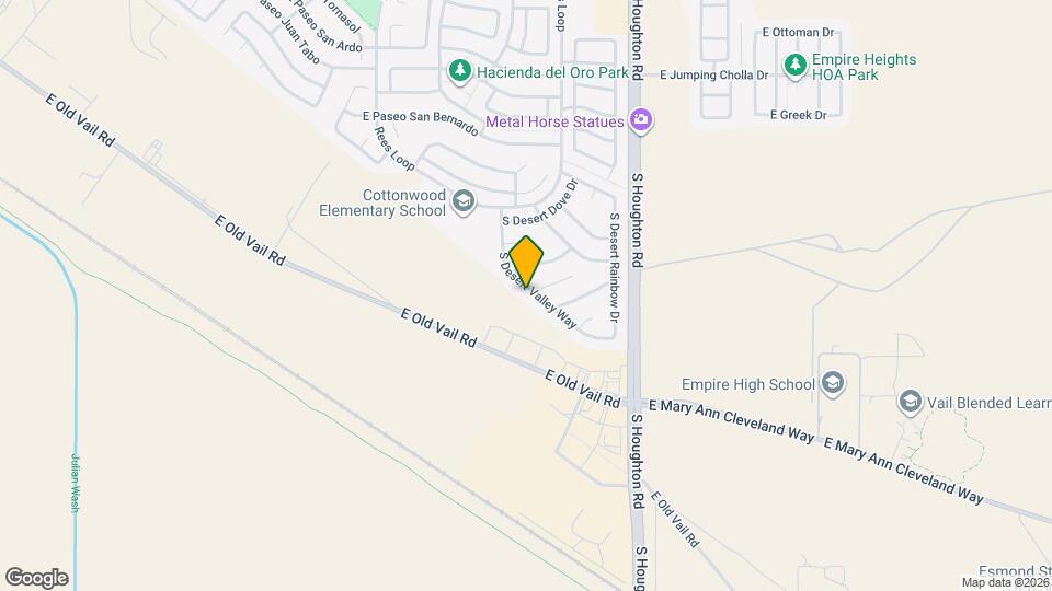 8802 S Desert Valley Way Map and Location Details