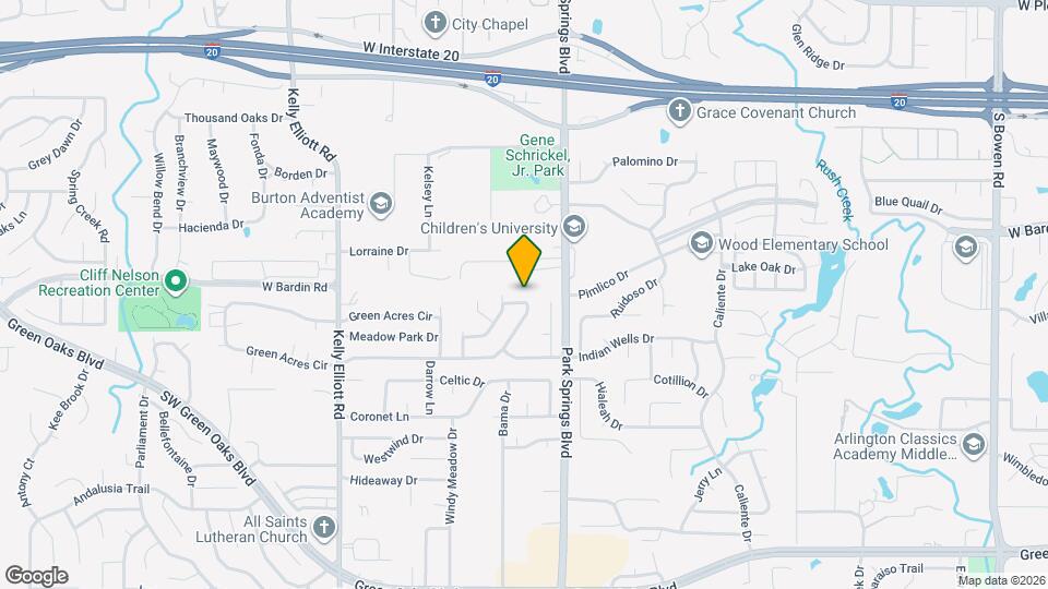 3803 Tamarron Ln Map and Location Details