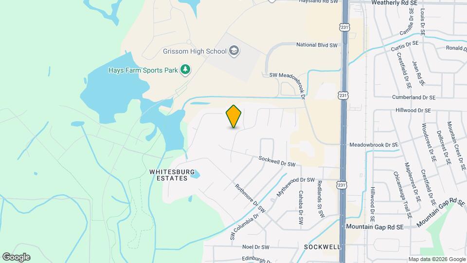 2042 Rosebury Ln SW Map and Location Details