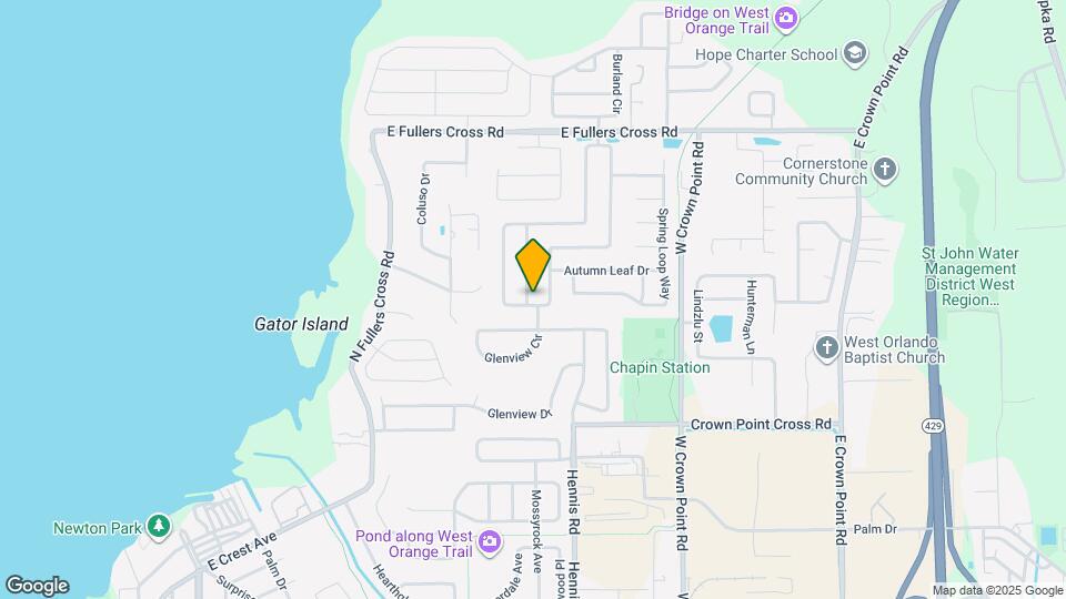 1407 Spring Ridge Dr Map and Location Details