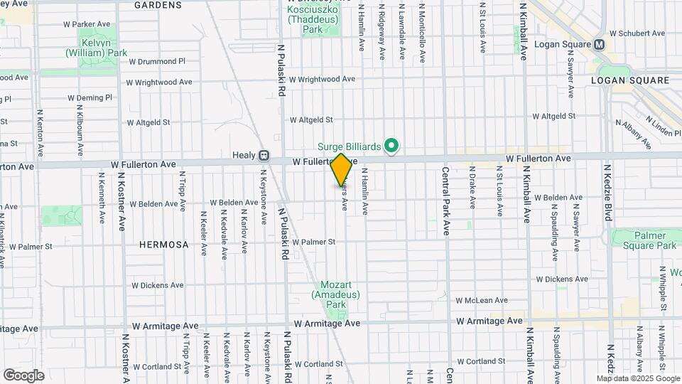 2308 N Avers Ave Map and Location Details