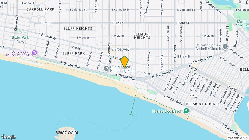 3626 E 1st St Map and Location Details