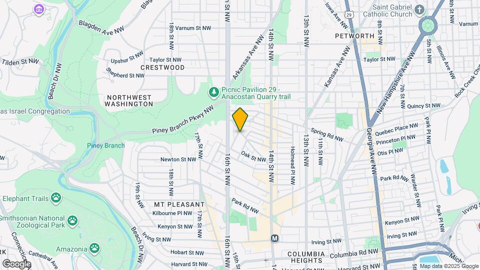 3551 Hertford Pl NW Map and Location Details