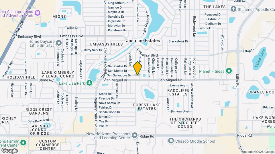 7500 San Salvadore Dr Map and Location Details