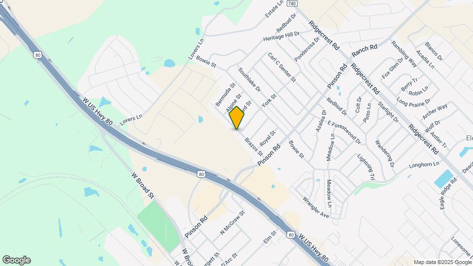 501 Brazos St Map and Location Details