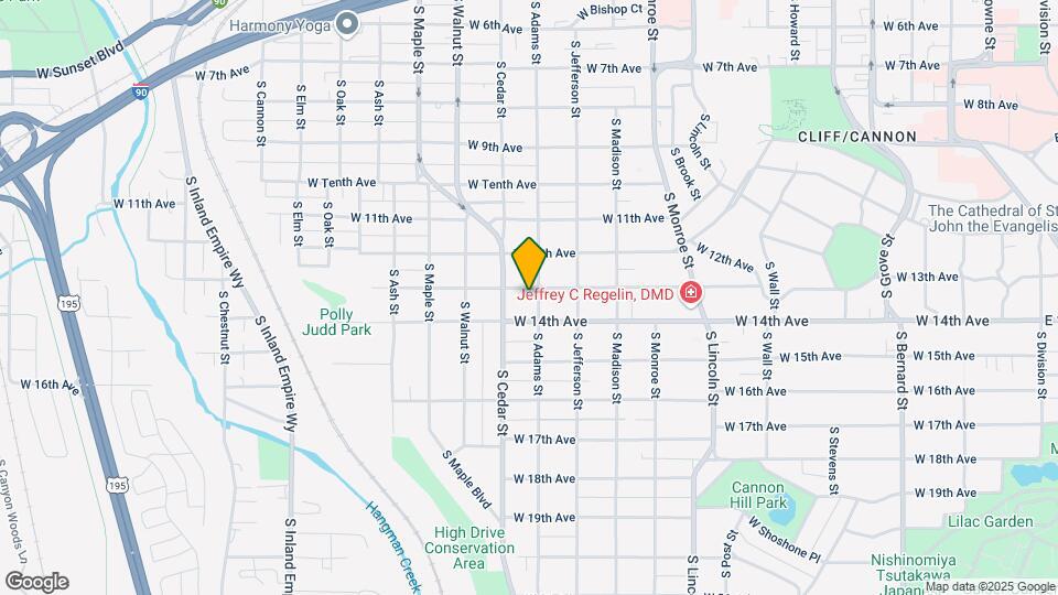1303 W 13th Ave Map and Location Details