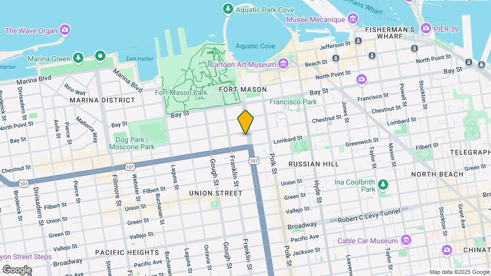 2845 Van Ness Ave Map and Location Details