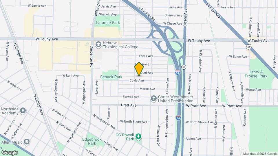5044 Coyle Ave Map and Location Details