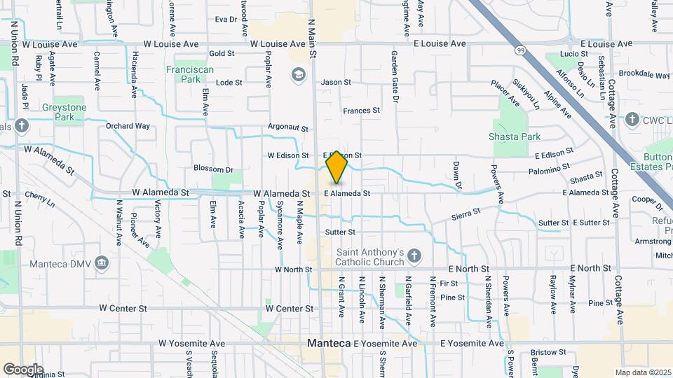 505 N Grant Ave Map and Location Details