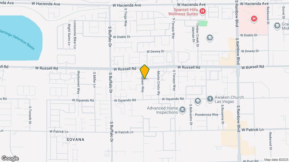 5782 S Pioneer Way Map and Location Details