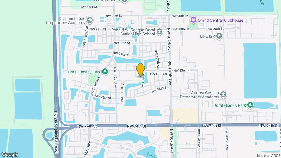 10919 NW 80th Ln Map and Location Details
