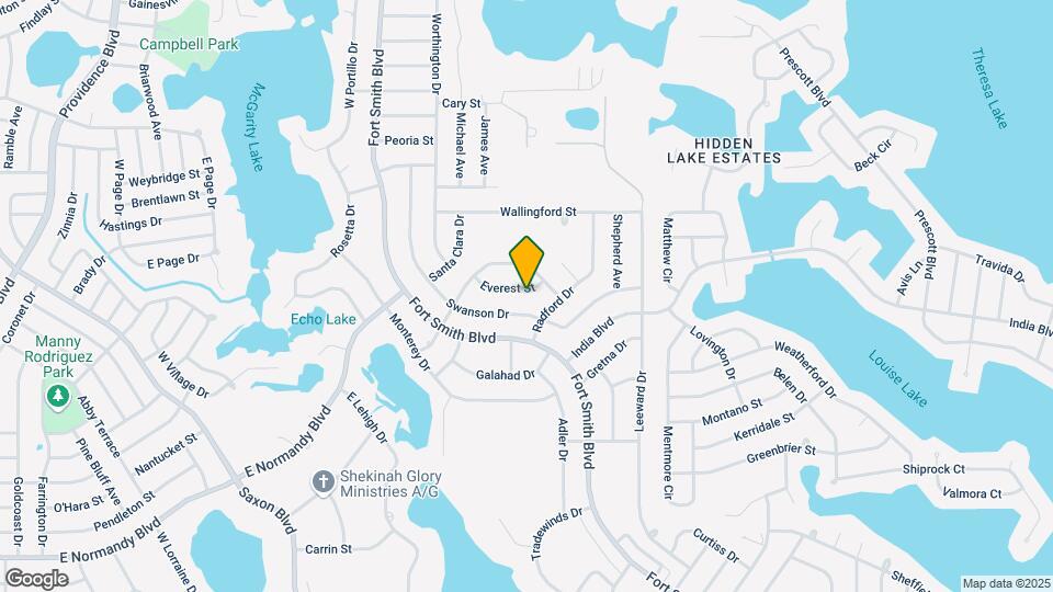 2099 Everest St Map and Location Details