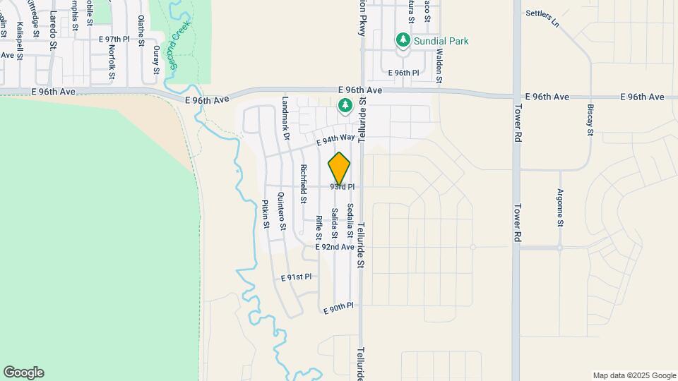 9342 Salida St, Unit Basement Apartment Map and Location Details