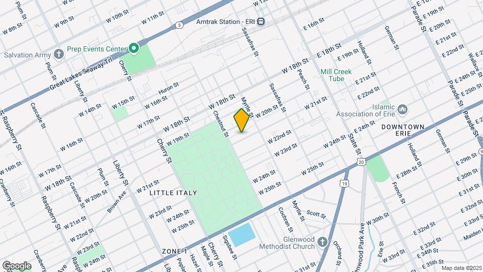 342 W 21st St Mapa y Detalles de la Ubicación