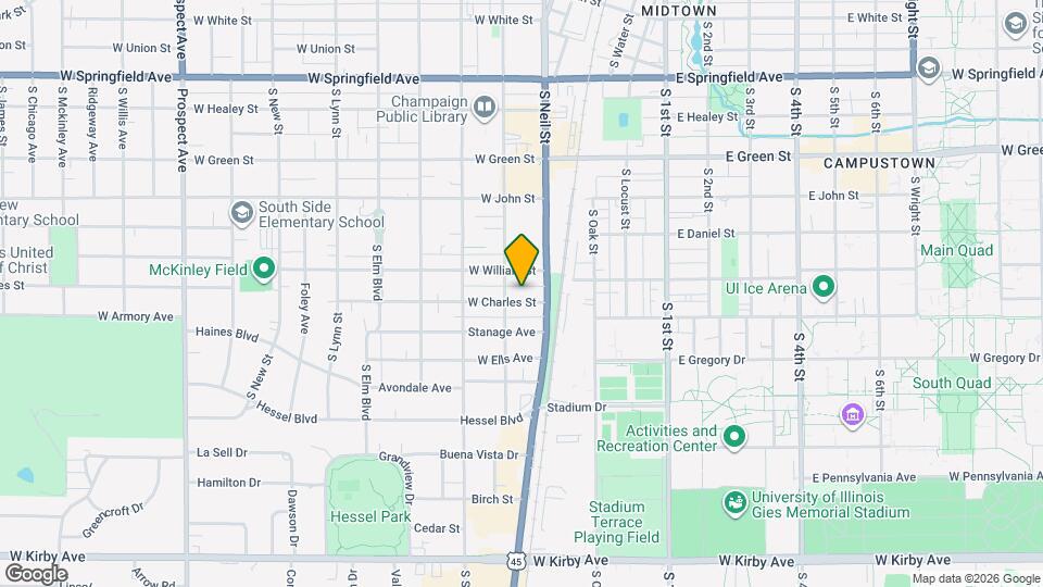 108 W Charles St, Unit 109 Map and Location Details